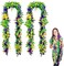 4E's Novelty 2 Pcs Mardi Gras Feather Boa 6 Ft / 72 Inch Long - Great Accessory for Mardi Gras Outfits for Women & Men, Mardi Gras Costumes for Party